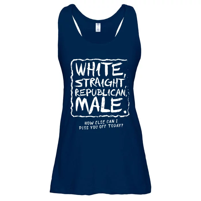 White Straight Republican Male Ladies Essential Flowy Tank