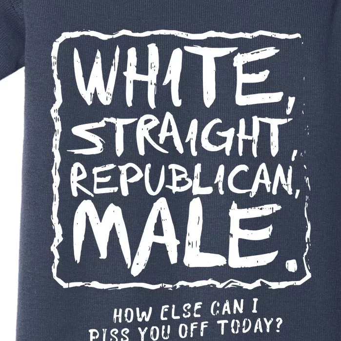 White Straight Republican Male Baby Bodysuit