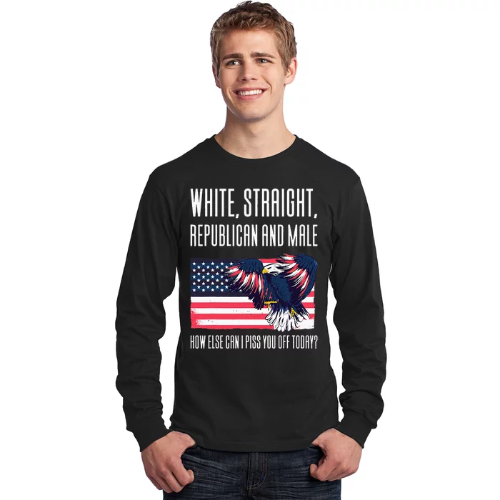 White Straight Republican Male Long Sleeve Shirt