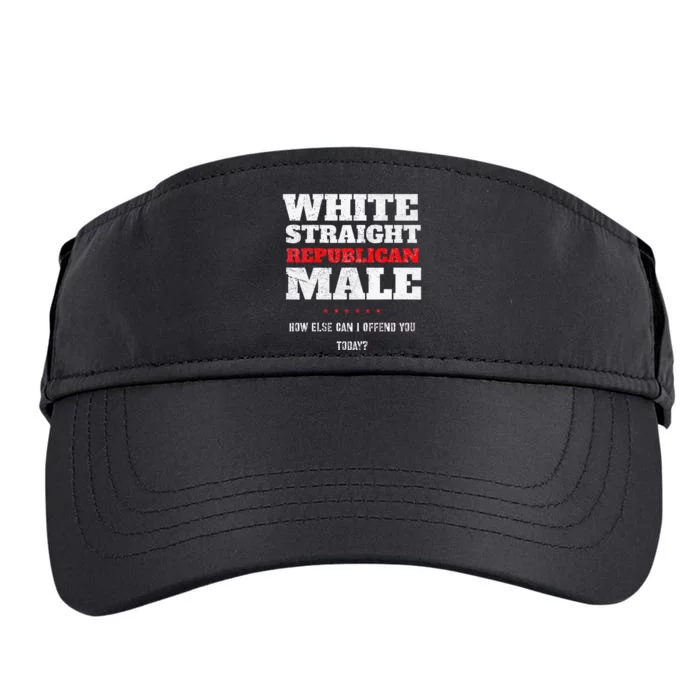 White Straight Republican Male How Else Can I Offend Adult Drive Performance Visor