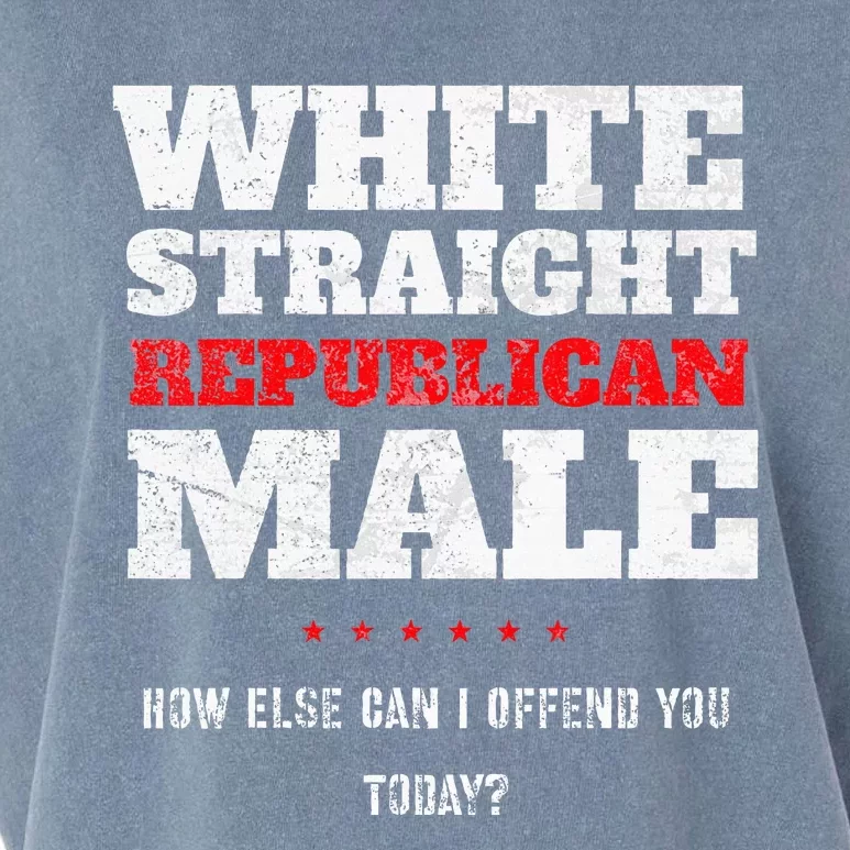 White Straight Republican Male How Else Can I Offend Garment-Dyed Women's Muscle Tee