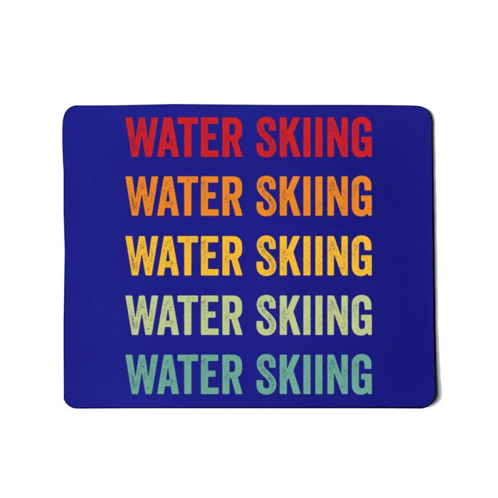 Water Skiing Rainbow Design Water Skiing Sport Colorful Gift Mousepad