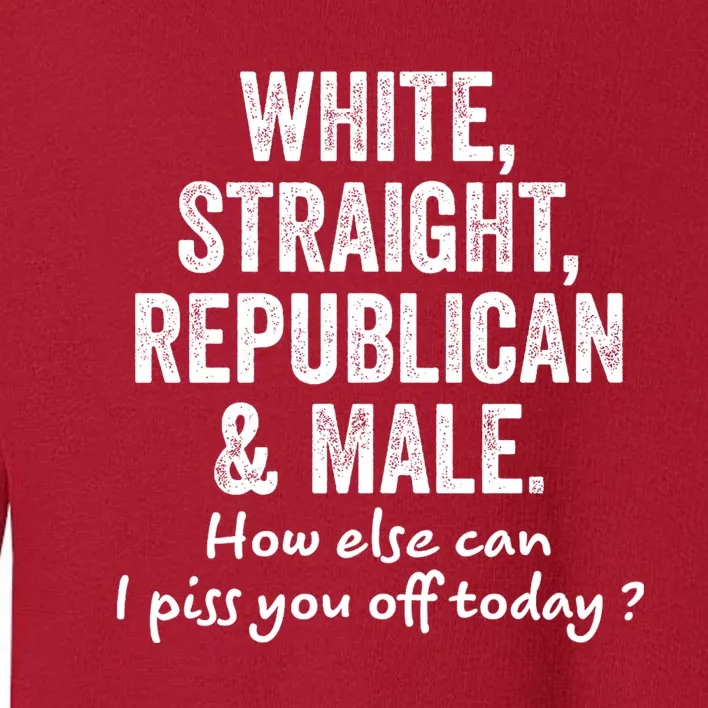 White Straight Republican And Male How Else Can Toddler Sweatshirt