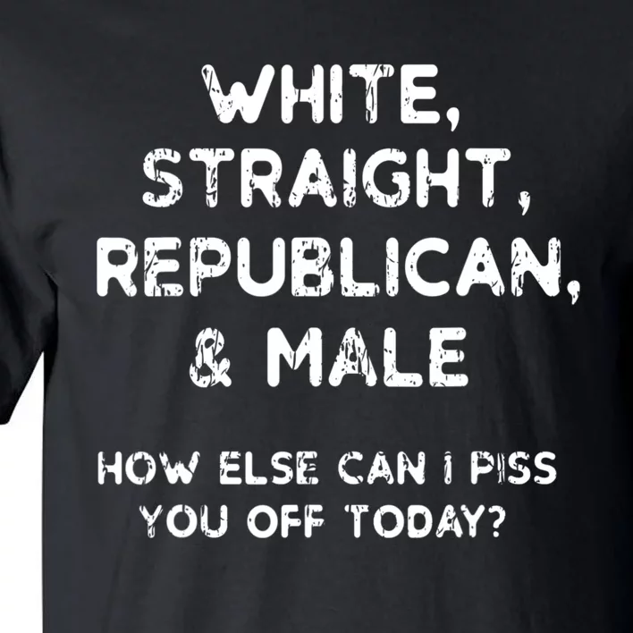 White Straight Republican Male Tall T-Shirt