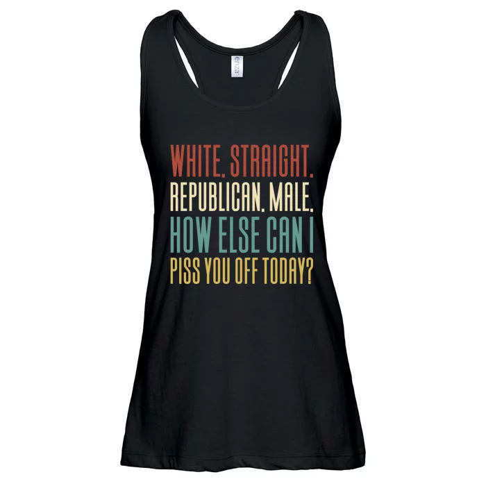 White Straight Republican Male Ladies Essential Flowy Tank