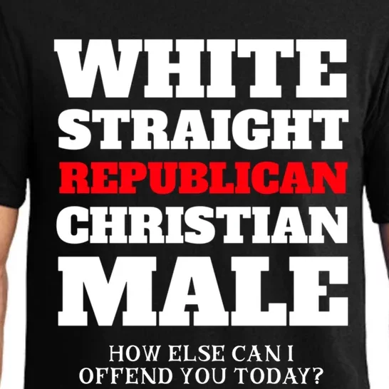 White Straight Republican Christian Male Pajama Set