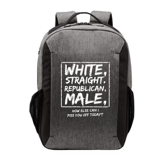 White Straight Republican Male Vector Backpack