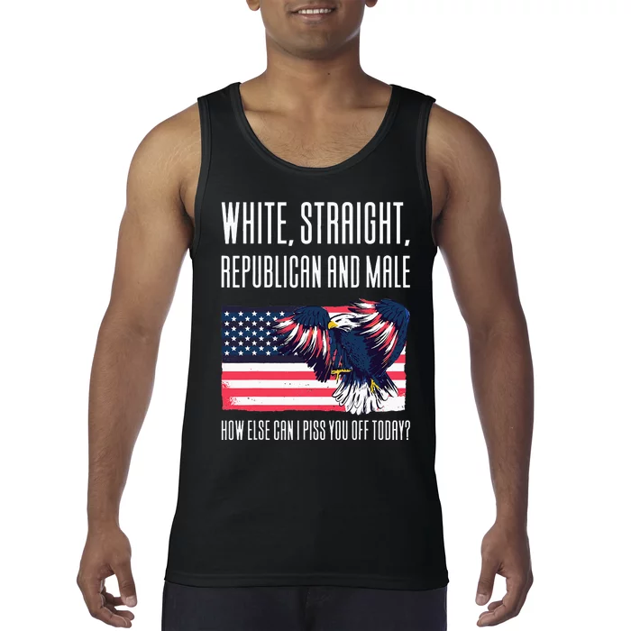 White Straight Republican Male Tank Top