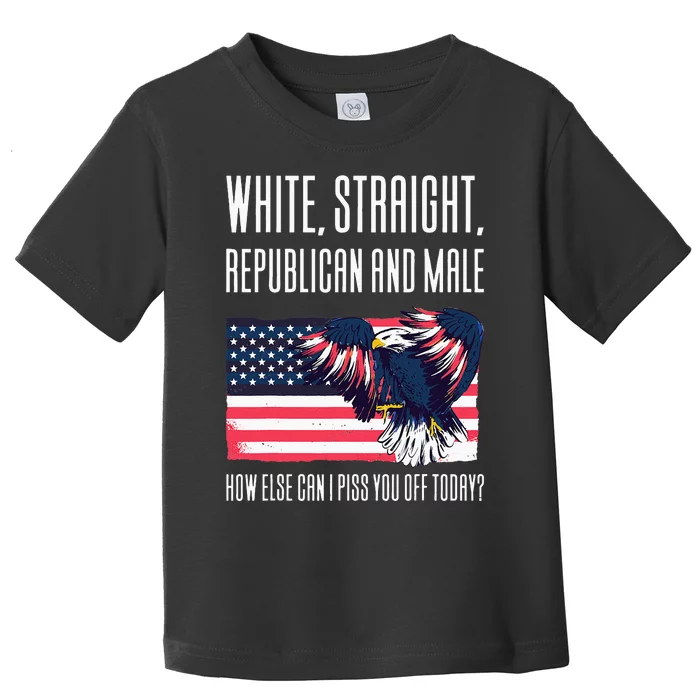 White Straight Republican Male Toddler T-Shirt