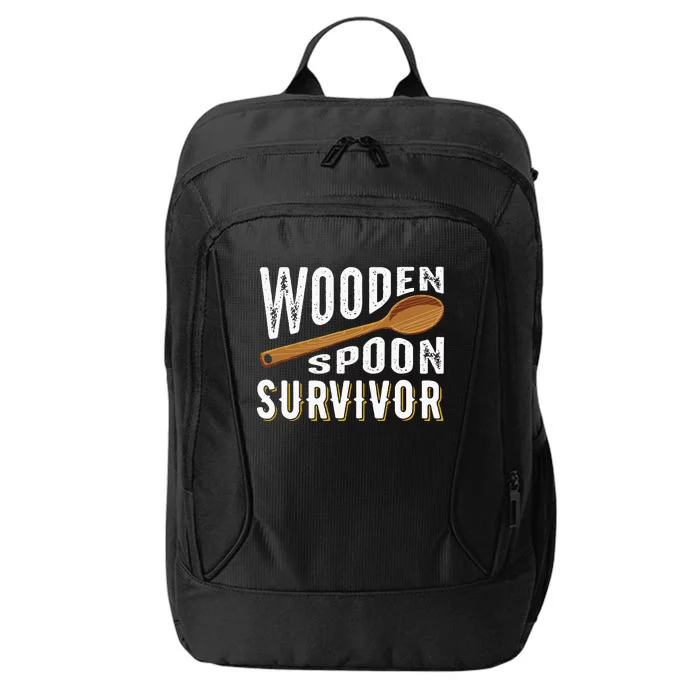 Wooden Spoon Survivor Champion Funny Gift City Backpack