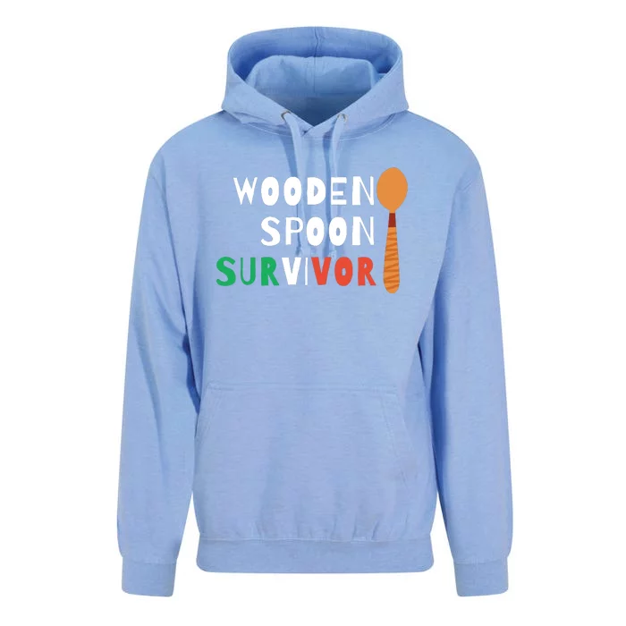 Wooden Spoon Survivor Unisex Surf Hoodie