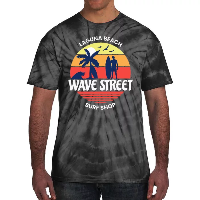 Wave Street Surf Shop Sunrise Logo Tie-Dye T-Shirt