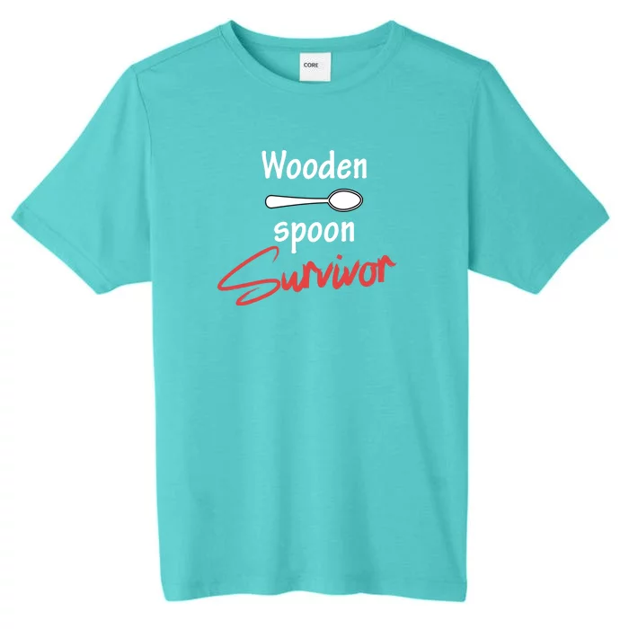 Wooden Spoon Survivor Adult Humor ChromaSoft Performance T-Shirt