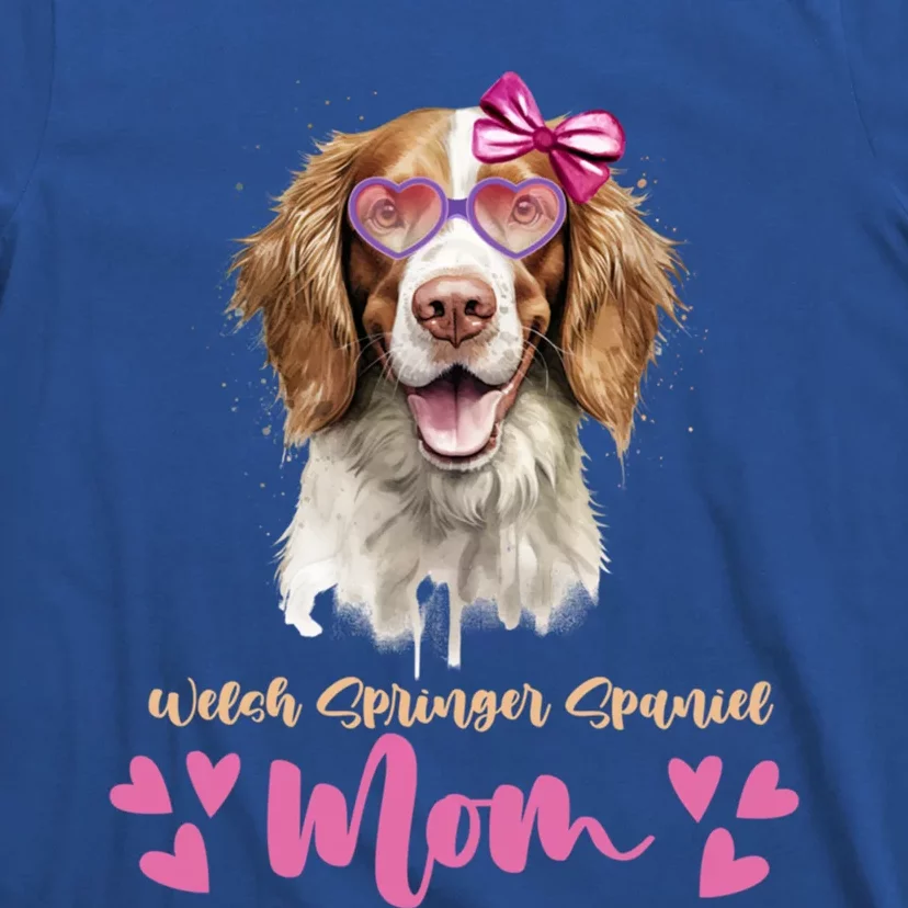 Welsh Springer Spaniel Dog Mom Mothers Day Lover Dog Gift T-Shirt