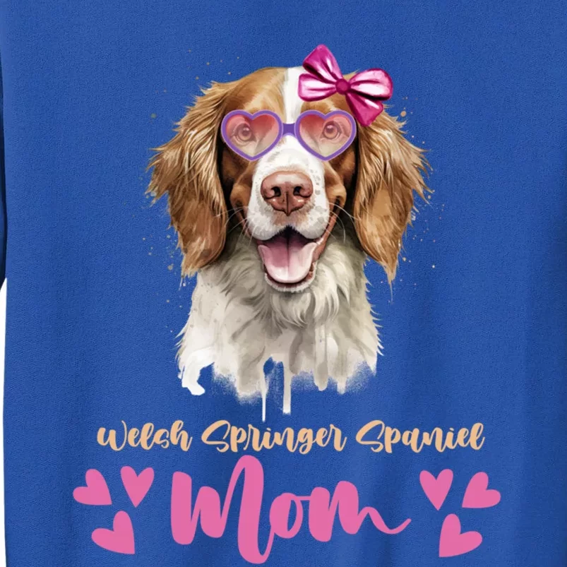 Welsh Springer Spaniel Dog Mom Mothers Day Lover Dog Gift Tall Sweatshirt