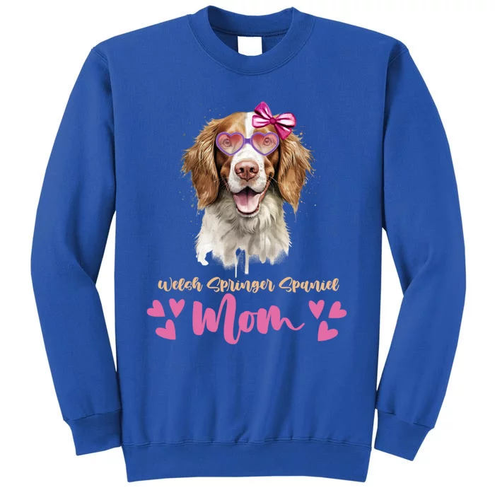 Welsh Springer Spaniel Dog Mom Mothers Day Lover Dog Gift Tall Sweatshirt