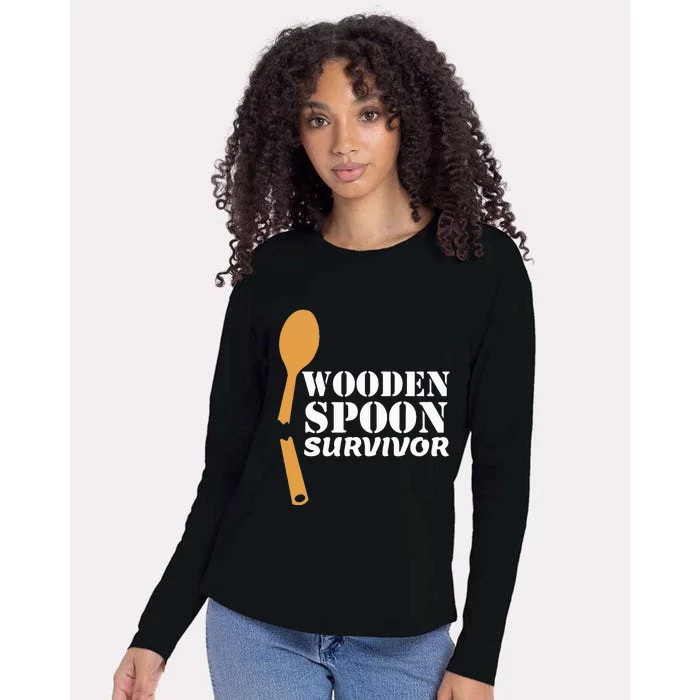 Wooden Spoon Survivor Italian Filipino Pride Womens Cotton Relaxed Long Sleeve T-Shirt