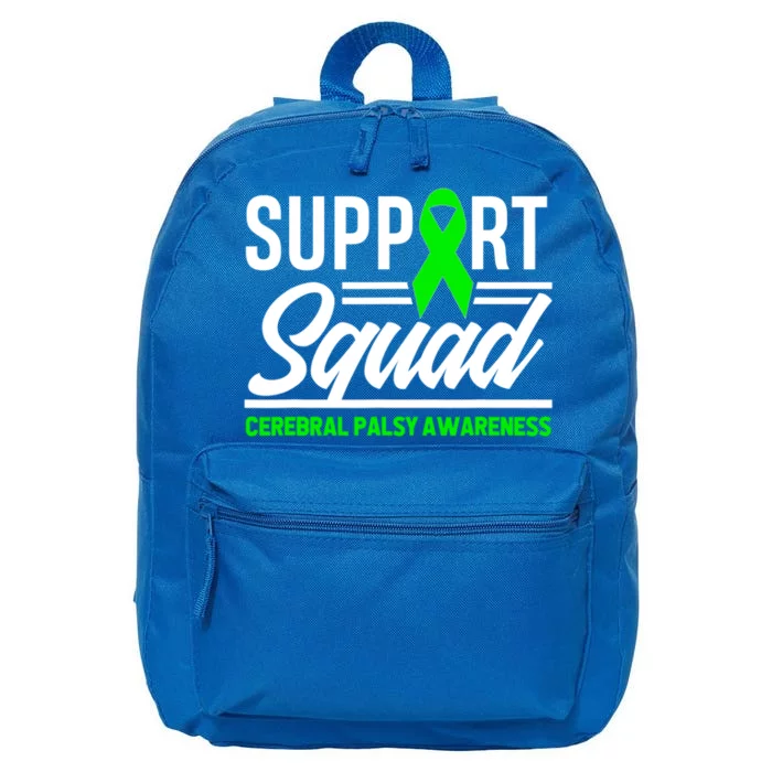 Warrior Support Squad Cerebral Palsy Awareness Great Gift 16 in Basic Backpack