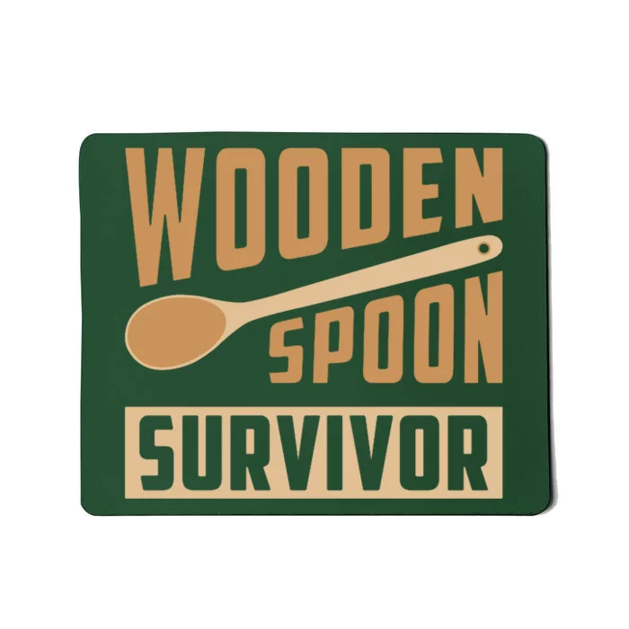 Wooden Spoon Survivor Funny Mousepad