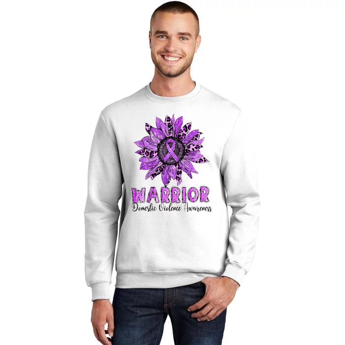 Warrior Survivor Support Domestic Violence Awareness Sweatshirt