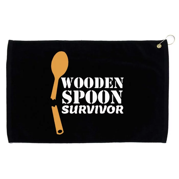 Wooden Spoon Survivor Italian Filipino Pride Grommeted Golf Towel