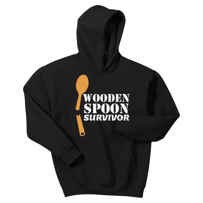 Wooden Spoon Survivor Italian Filipino Pride Kids Hoodie