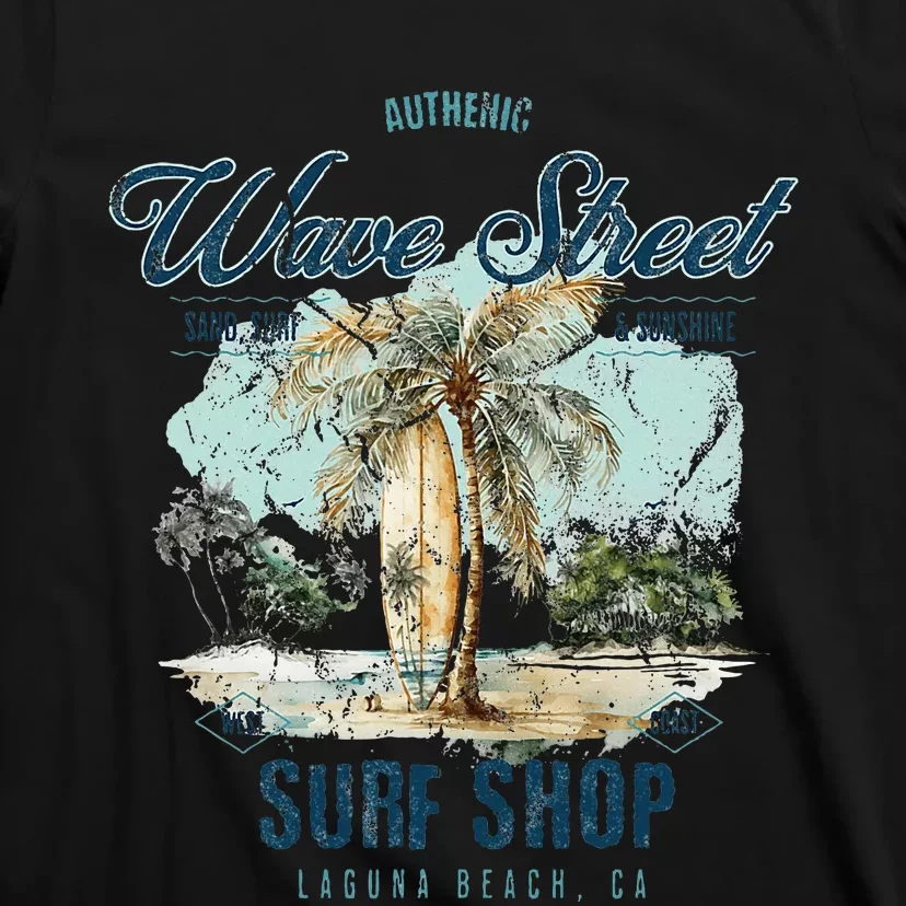 Wave Street Surf Shop Authentic T-Shirt