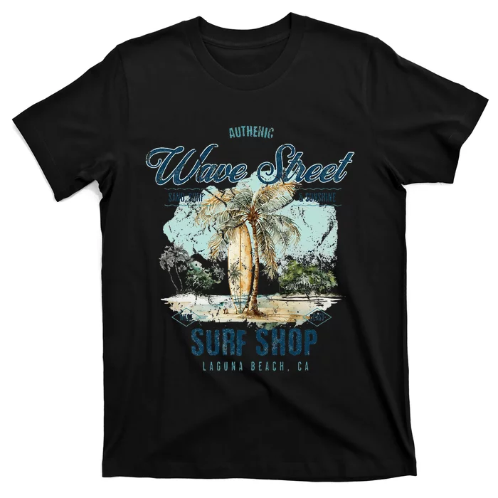 Wave Street Surf Shop Authentic T-Shirt