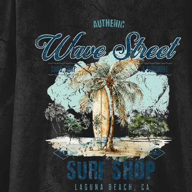 Wave Street Surf Shop Authentic Hooded Wearable Blanket