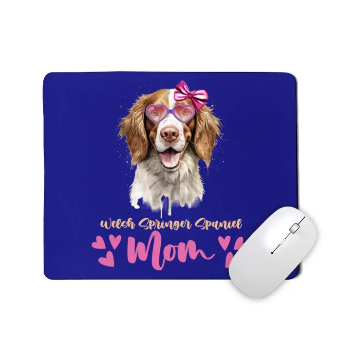 Welsh Springer Spaniel Dog Mom Mothers Day Lover Dog Funny Gift Mousepad