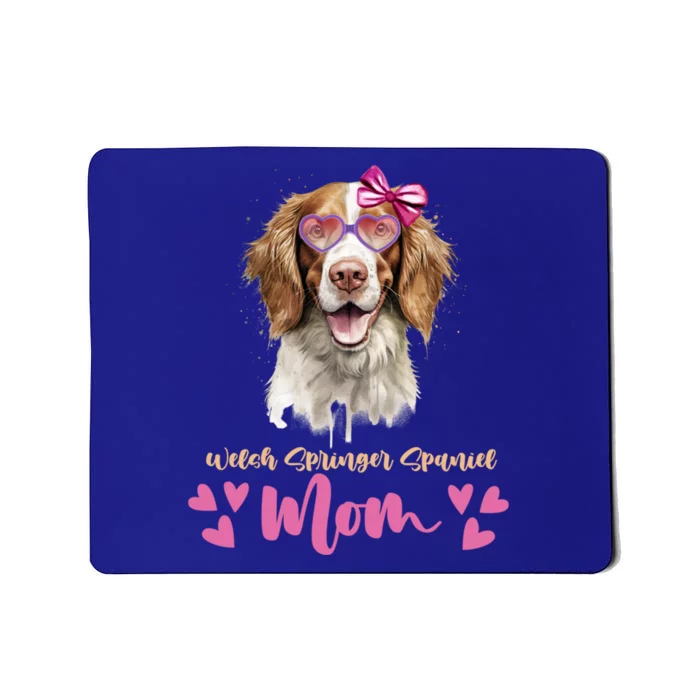 Welsh Springer Spaniel Dog Mom Mothers Day Lover Dog Funny Gift Mousepad