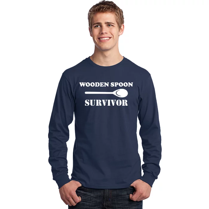 Wooden Spoon Survivor Funny Long Sleeve Shirt