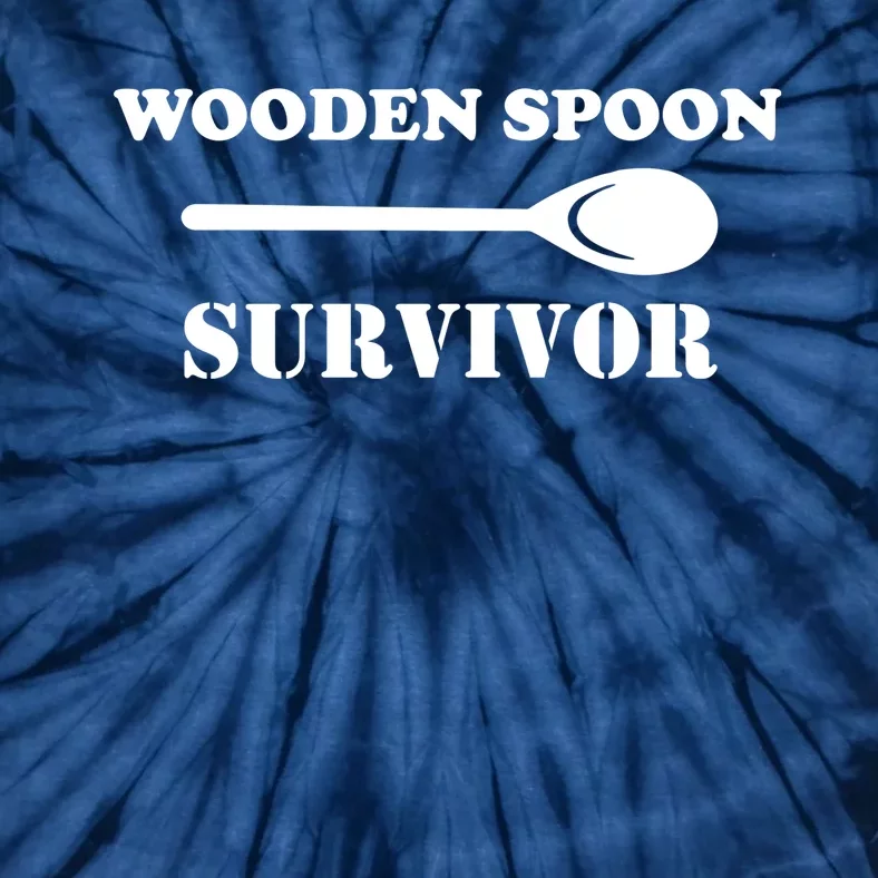 Wooden Spoon Survivor Funny Tie-Dye T-Shirt