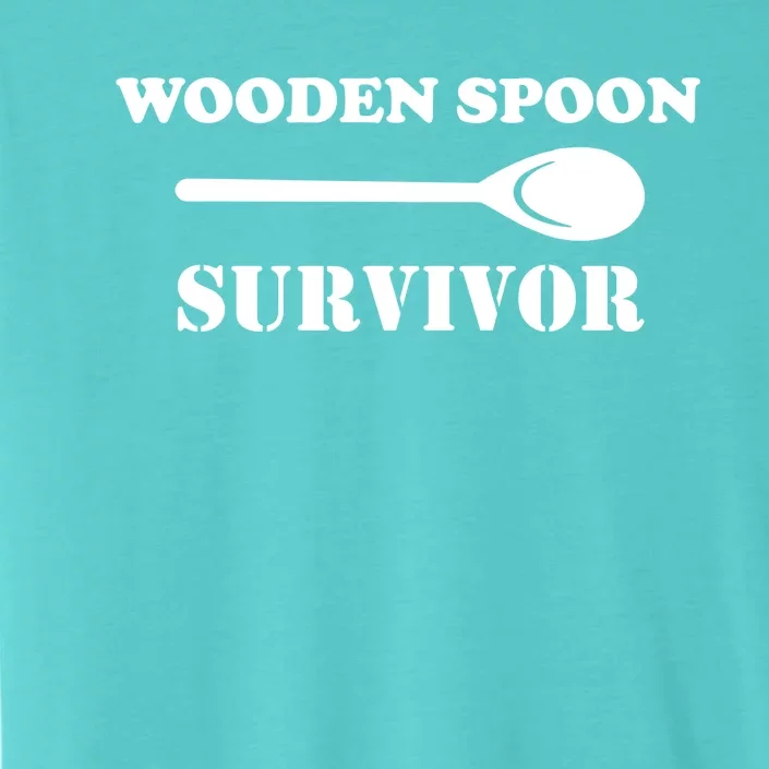 Wooden Spoon Survivor Funny ChromaSoft Performance T-Shirt