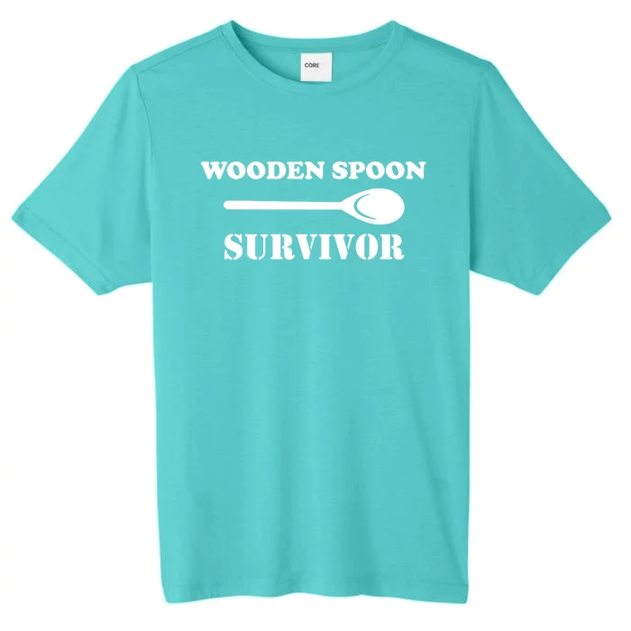 Wooden Spoon Survivor Funny ChromaSoft Performance T-Shirt