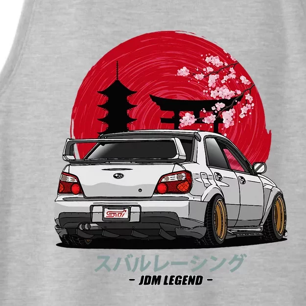 Wrx Sti Subie Cars Impreza Jdm Sport Ladies Tri-Blend Wicking Tank