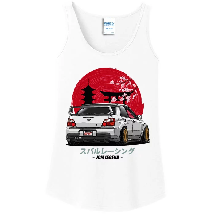 Wrx Sti Subie Cars Impreza Jdm Sport Ladies Essential Tank