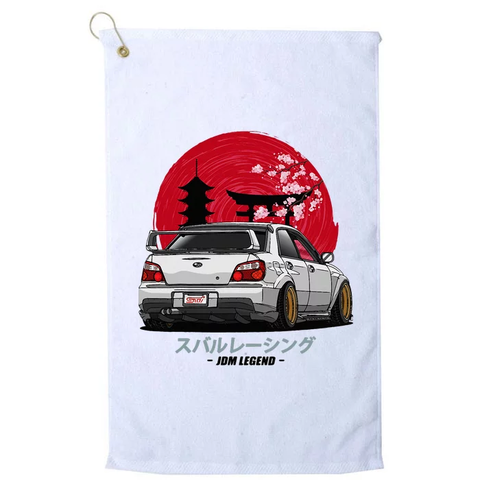 Wrx Sti Subie Cars Impreza Jdm Sport Platinum Collection Golf Towel