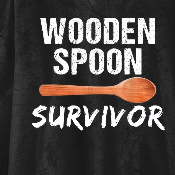 Wooden Spoon Survivor Hooded Wearable Blanket