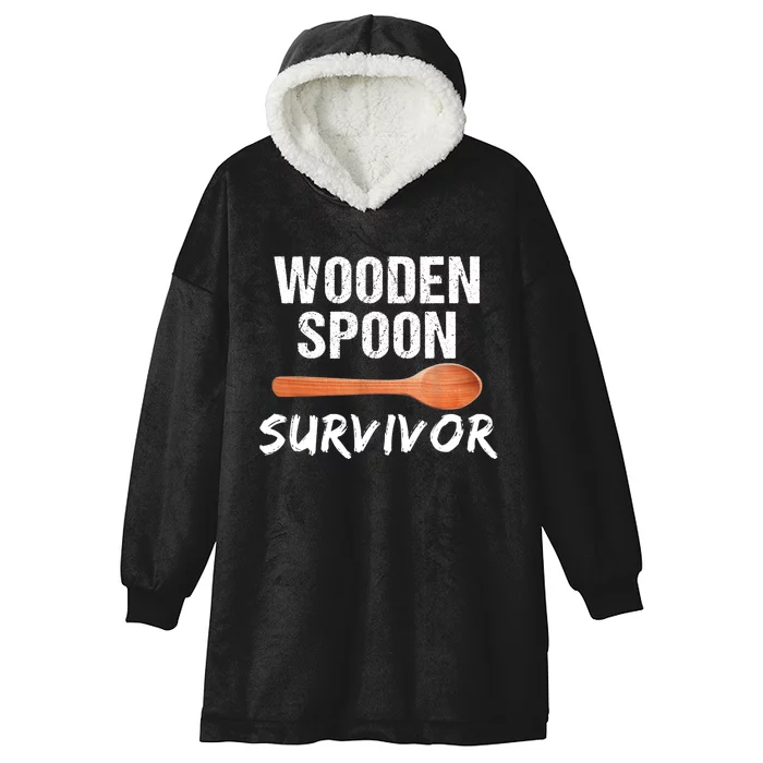 Wooden Spoon Survivor Hooded Wearable Blanket