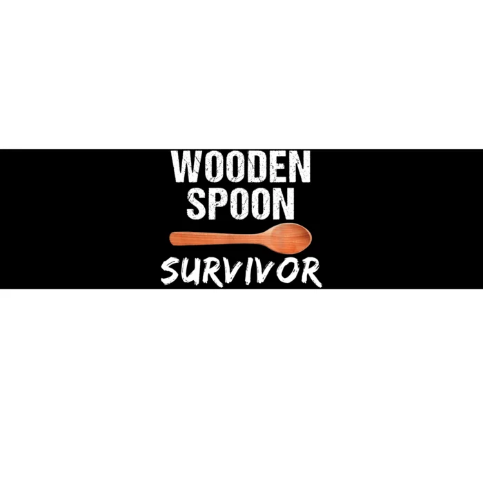 Wooden Spoon Survivor Bumper Sticker