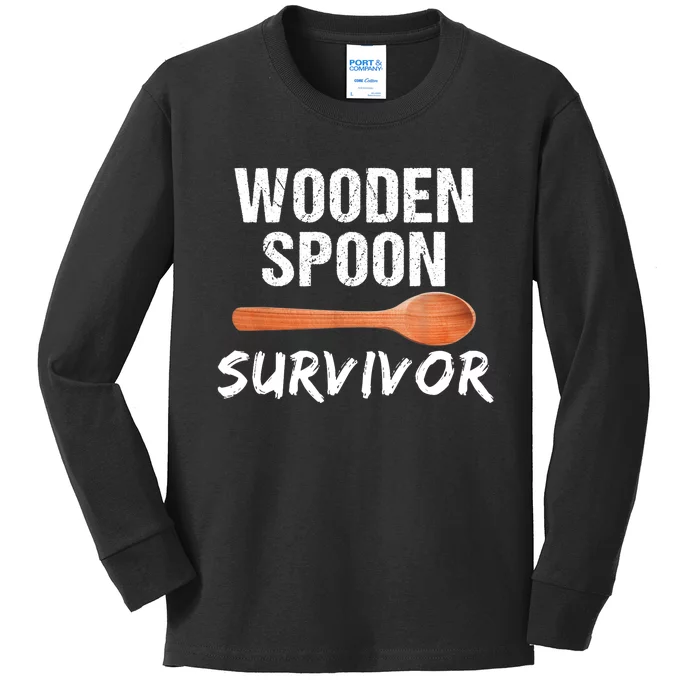 Wooden Spoon Survivor Kids Long Sleeve Shirt