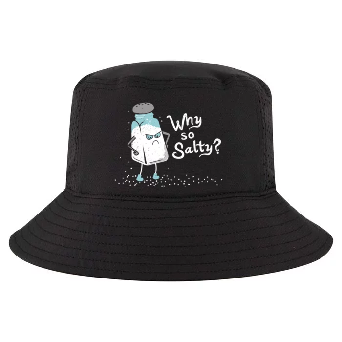 Why So Salty? Funny Salt Shaker Salty Attitude Cool Comfort Performance Bucket Hat