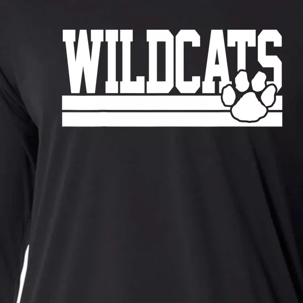 Wildcats School Spirit Cooling Performance Long Sleeve Crew