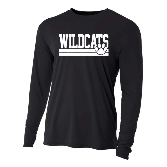 Wildcats School Spirit Cooling Performance Long Sleeve Crew