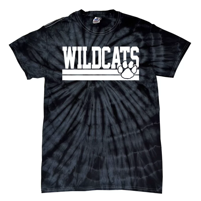 Wildcats School Spirit Tie-Dye T-Shirt