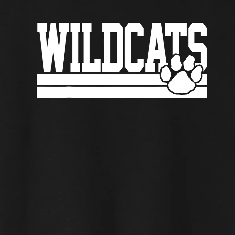 Wildcats School Spirit Women's Crop Top Tee