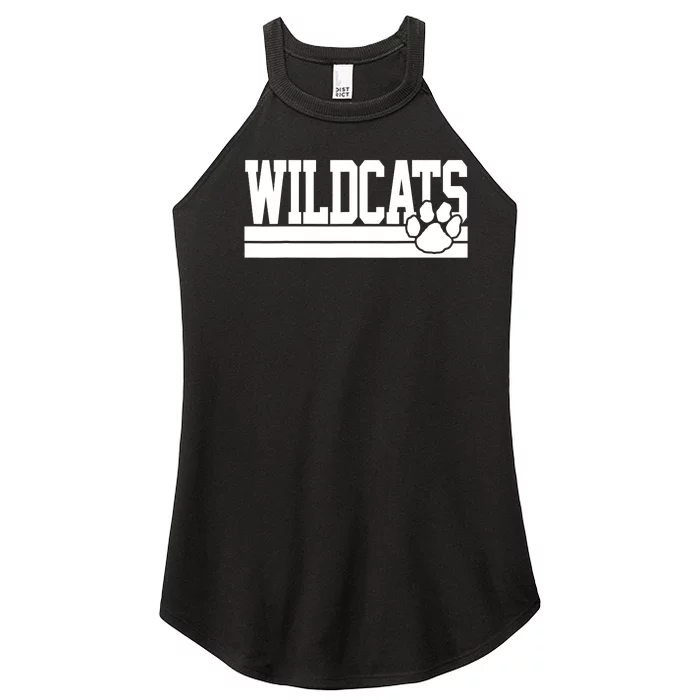 Wildcats School Spirit Women’s Perfect Tri Rocker Tank