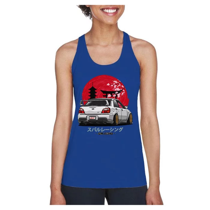 Wrx Sti Subie Cars Impreza Jdm Sport Women's Racerback Tank