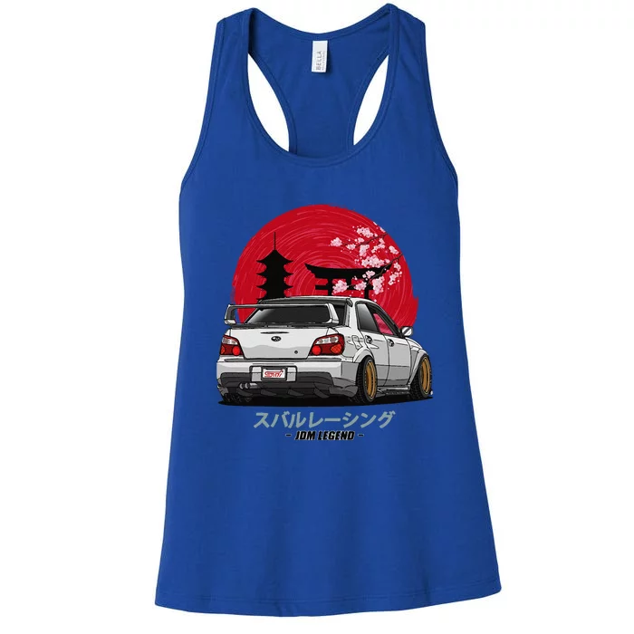 Wrx Sti Subie Cars Impreza Jdm Sport Women's Racerback Tank